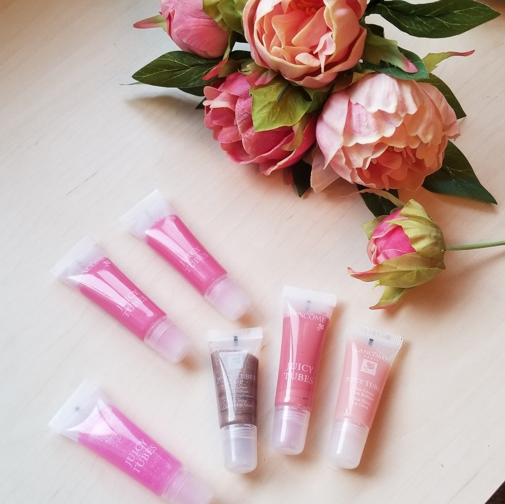 Lancome Juicy Tubes lip gloss NEW In Miracle Pink W/Shimmers!